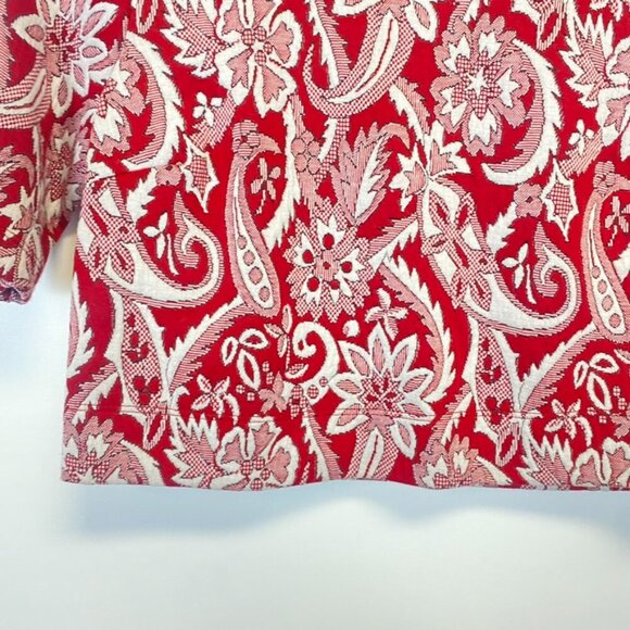 NWT Design Lab Red and White Crop Top - Picture 6 of 7